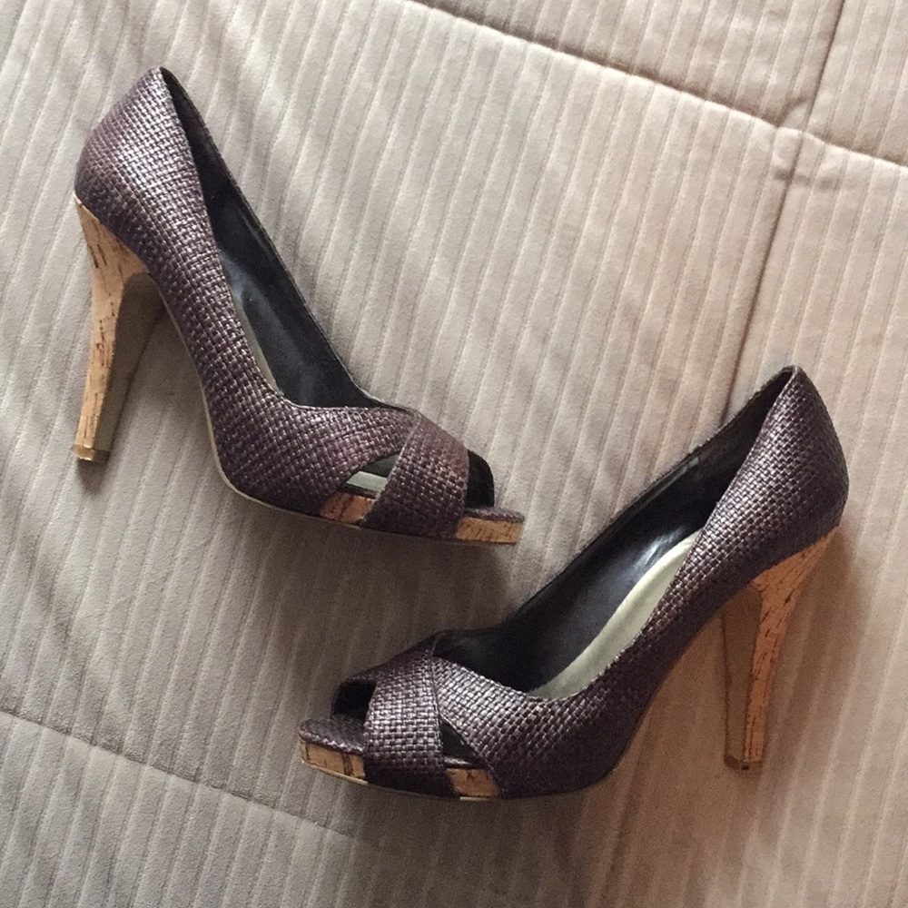 Cork heeled Tomasaon high heel